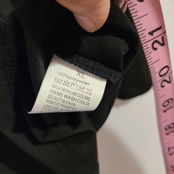 Halloween XL Long Sleeve Black Top "This is some Boo Sheet" 163 - Picture 3 of 3